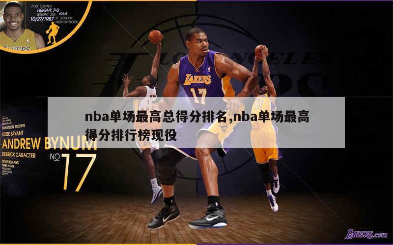 nba单场最高总得分排名,nba单场最高得分排行榜现役