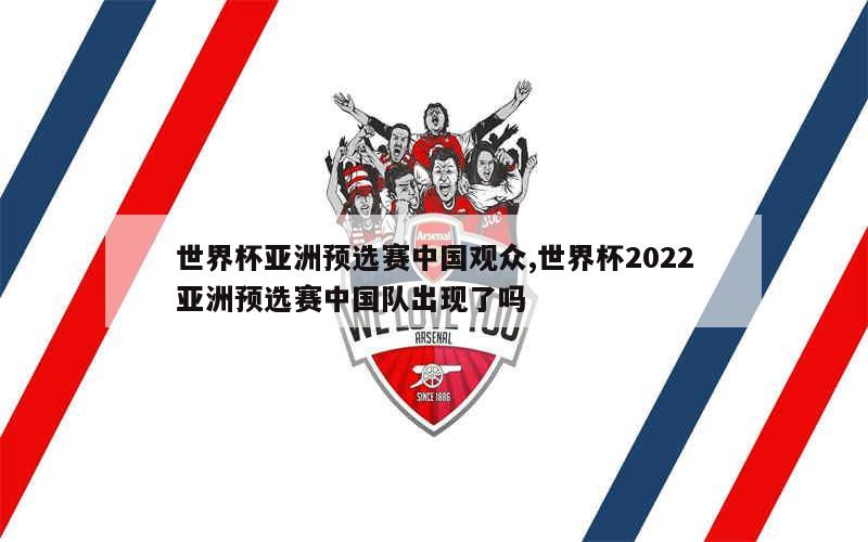 世界杯亚洲预选赛中国观众,世界杯2022亚洲预选赛中国队出现了吗