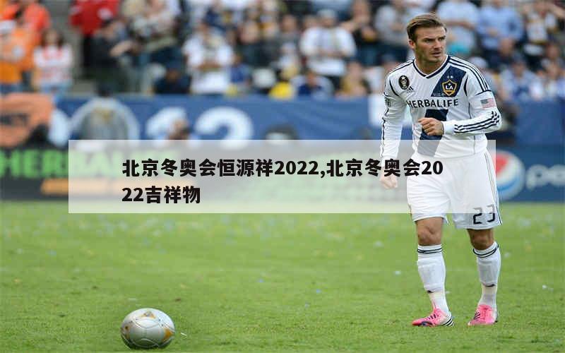 北京冬奥会恒源祥2022,北京冬奥会2022吉祥物