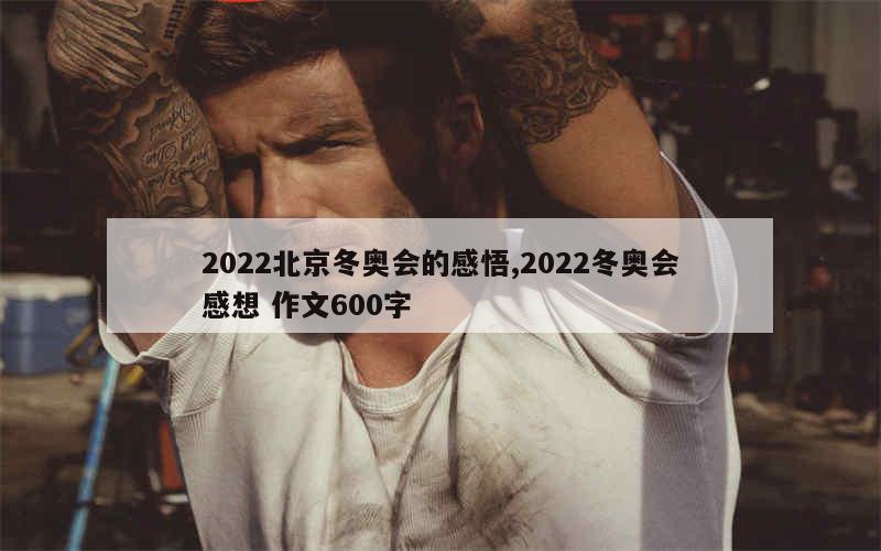 2022北京冬奥会的感悟,2022冬奥会感想 作文600字